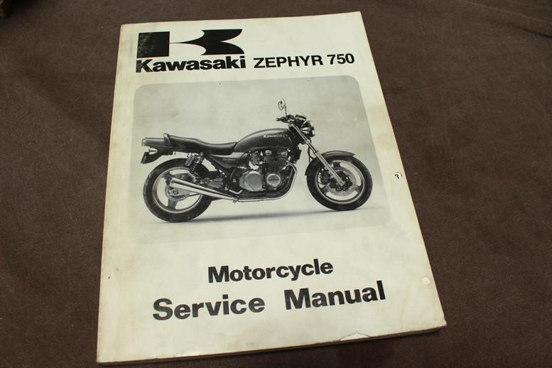 Kawasaki Zephyr 750 1991 motorcycle service manual ZR750-C1, Motoren, Ophalen of Verzenden, Kawasaki