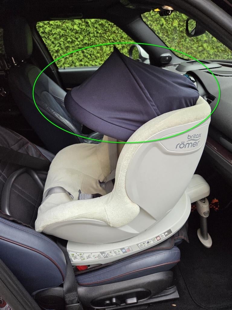 Britax Romer Dualfix autostoel 0-18kg, Ophalen, Romer, 0 t/m 18 kg, Gebruikt