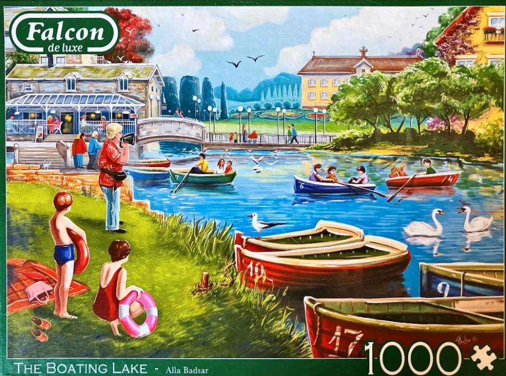 Falcon puzzel The Boating Lake, Ophalen of Verzenden, 500 t/m 1500 stukjes, Nieuw, Legpuzzel