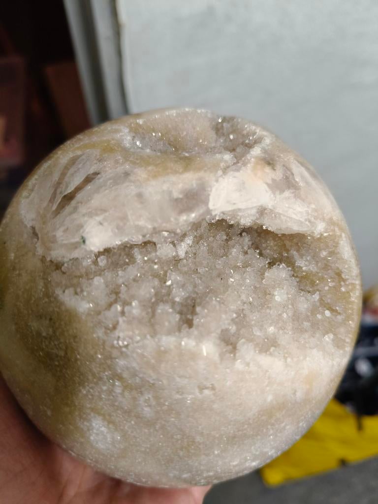 Roze Amethist Bol Druzy Geode, Verzamelen, Mineralen en Fossielen, Mineraal, Ophalen of Verzenden