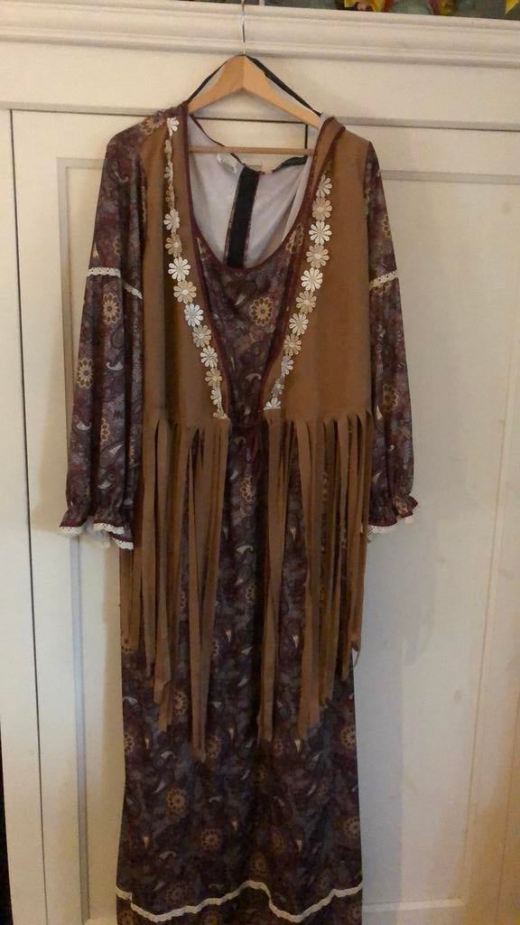 Hippiejurk/ jaren 60/ carnaval/ mt xxl, Kleding | Dames, Ophalen of Verzenden, Zo goed als nieuw, Maat 46/48 (XL) of groter, Carnaval