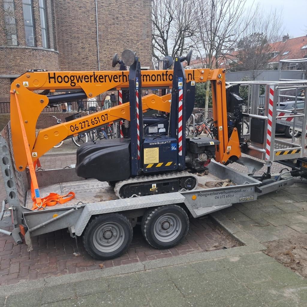Spinhoogwerker huren. makkelijk en veilig werken