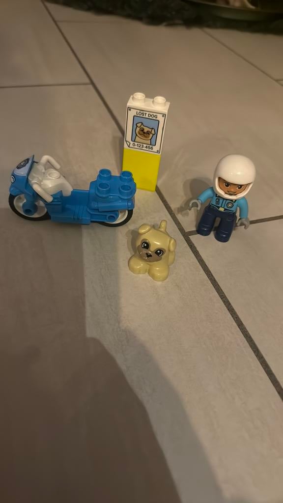 Lego duplo politie, Ophalen, Zo goed als nieuw, Handmatig, Overige merken