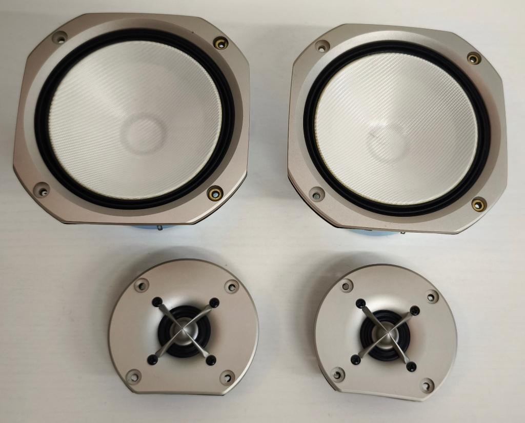 Onkyo speakers, Audio, Tv en Foto, Luidsprekers, Gebruikt, Minder dan 60 watt, Front, Rear of Stereo speakers, Ophalen