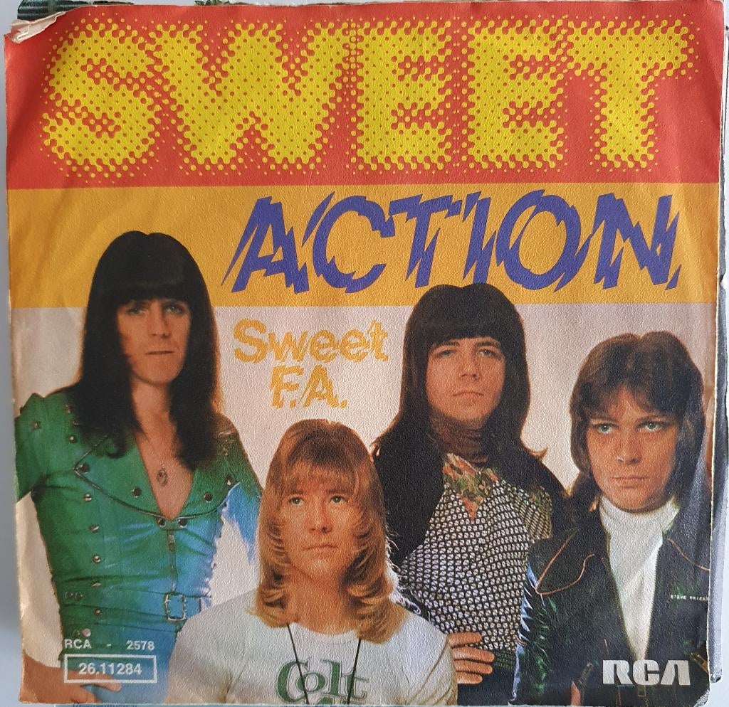 Sweet - Action, Gebruikt, 7 inch, Single, Ophalen of Verzenden