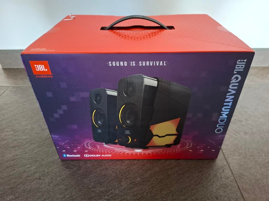 JBL quantum duo luidspreker boxen nog nieuw in verpakking, Ophalen, JBL, Overige typen, Nieuw