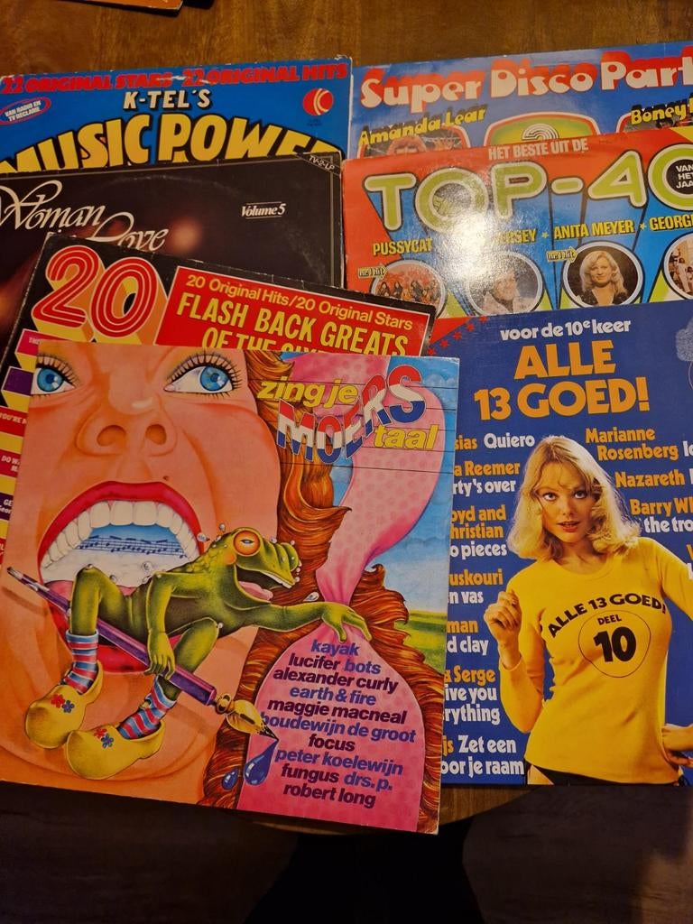 32 diverse lp's., Cd's en Dvd's, Ophalen, Gebruikt, Overige formaten