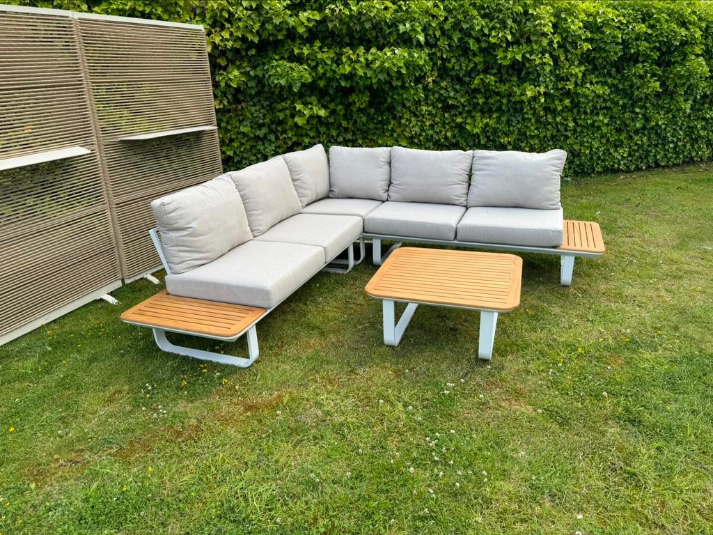 Loungeset loungebank Capri tegen groothandelsprijzen op=op, Tuin en Terras, Ophalen of Verzenden, Nieuw, Aluminium