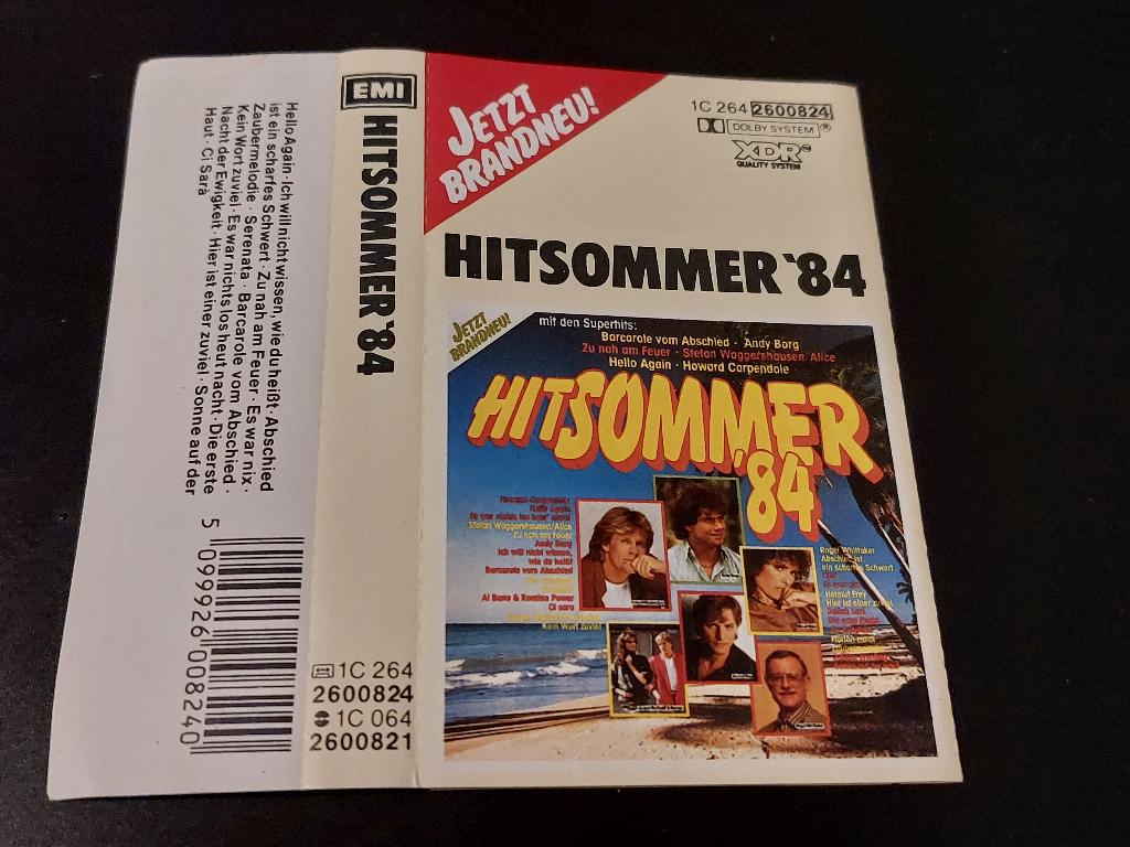 HITSOMMER '84 (MC), Ophalen of Verzenden, Zo goed als nieuw, Origineel, 1 bandje