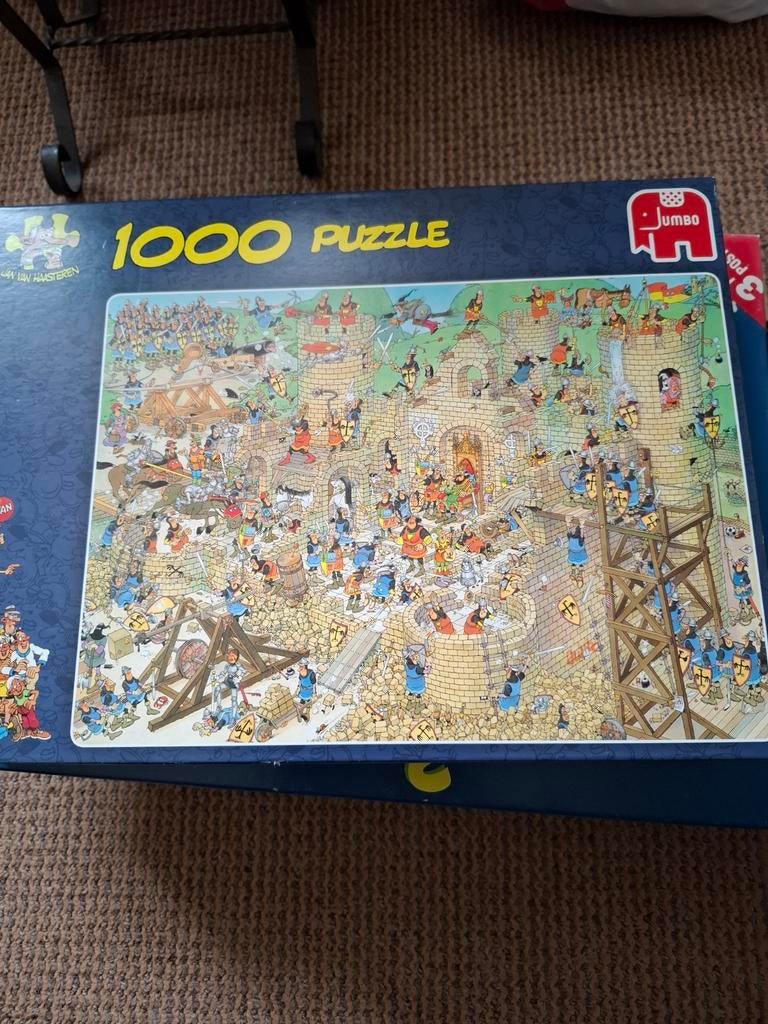 Jumbo Jan van Haasteren 1000 stukjes puzzel, Ophalen, 500 t/m 1500 stukjes, Zo goed als nieuw, Legpuzzel