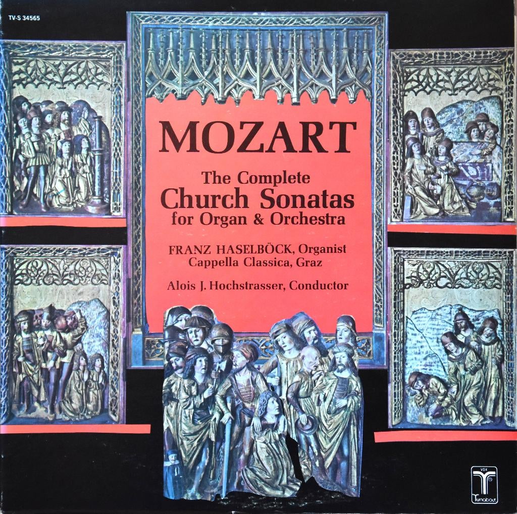 Franz Haselböck Kerksonates  Mozart, Ophalen of Verzenden, Kamermuziek, Gebruikt, 12 inch