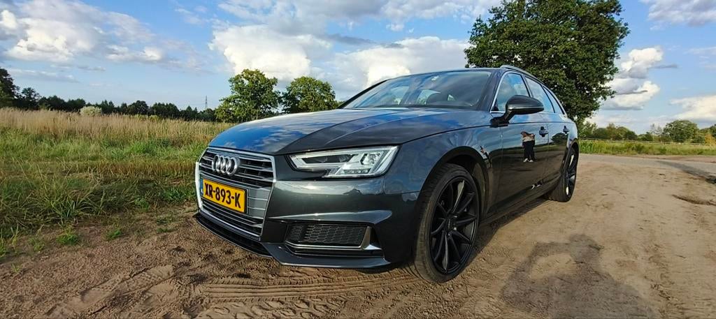 Audi A4 35 Tfsi 150pk S Tronic 2019 Grijs, Auto's, 4 cilinders, 1984 cc, A4, Stationwagon
