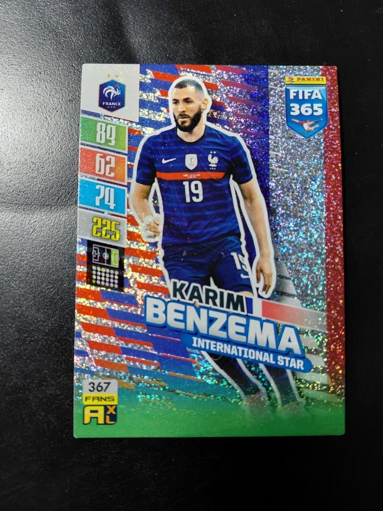 Karim benzema (frankrijk) international star panini, Verzamelen, Sportartikelen en Voetbal, Ophalen of Verzenden, Nieuw, Buitenlandse clubs