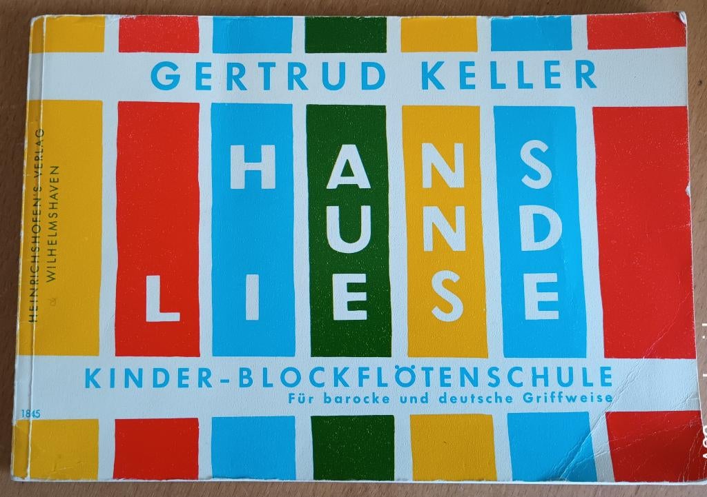 Blokfluitboekje- Gertrud Keller, Les of Cursus, Ophalen of Verzenden, Zo goed als nieuw, Blokfluit
