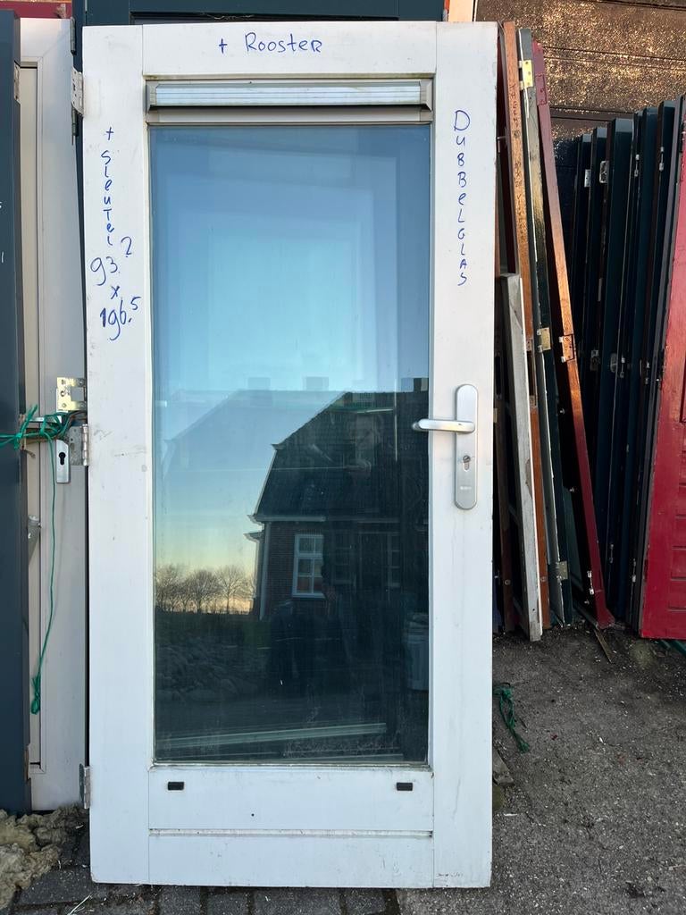 Buitendeuren merbau 95 x vele maten . Voordeur . Achterdeur., Doe-het-zelf en Verbouw, Deuren en Horren, Ophalen, 80 tot 100 cm