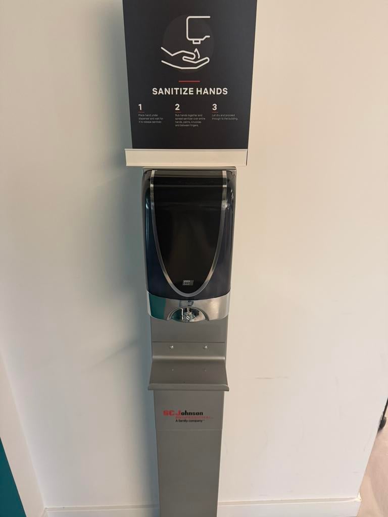 Dispenser voor Hands, Ophalen of Verzenden, Zo goed als nieuw, Zwart