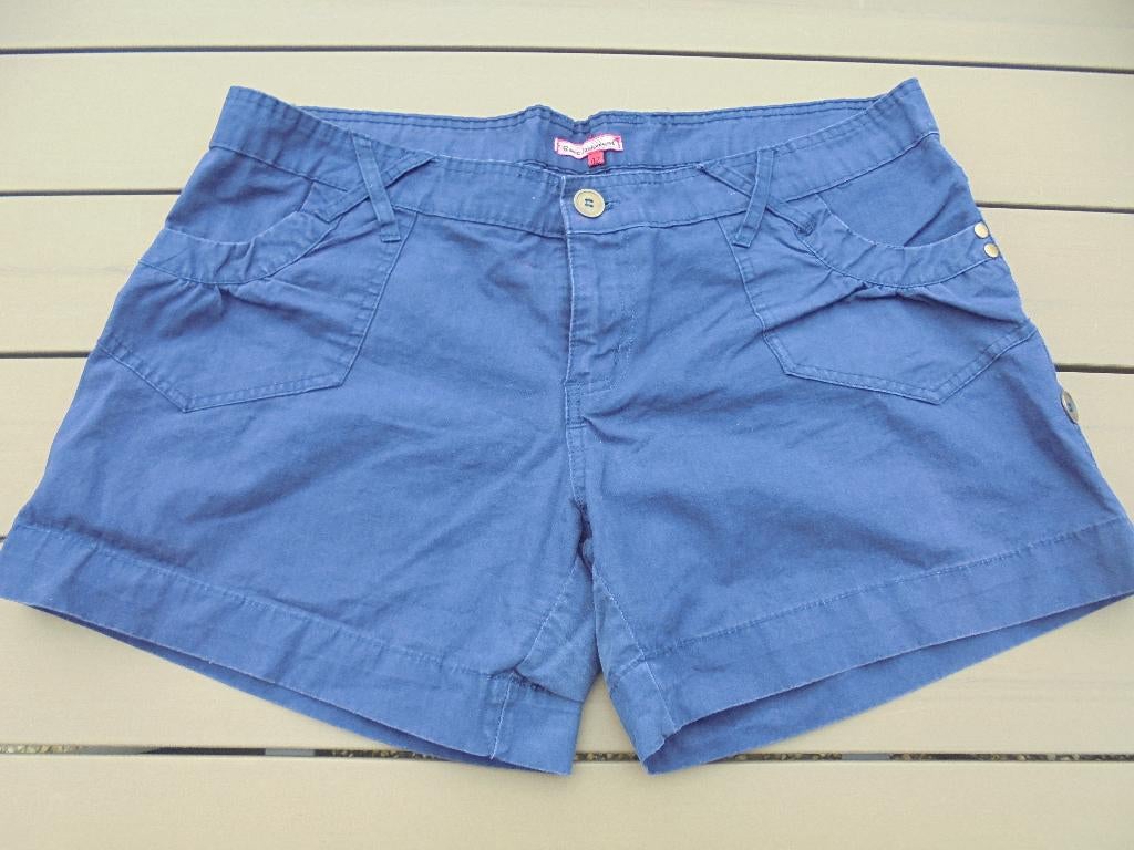 Blauwe korte broek BASIC EQUIPMENT, Kleding | Dames, Kort, Blauw, Maat 42/44 (L), Ophalen of Verzenden