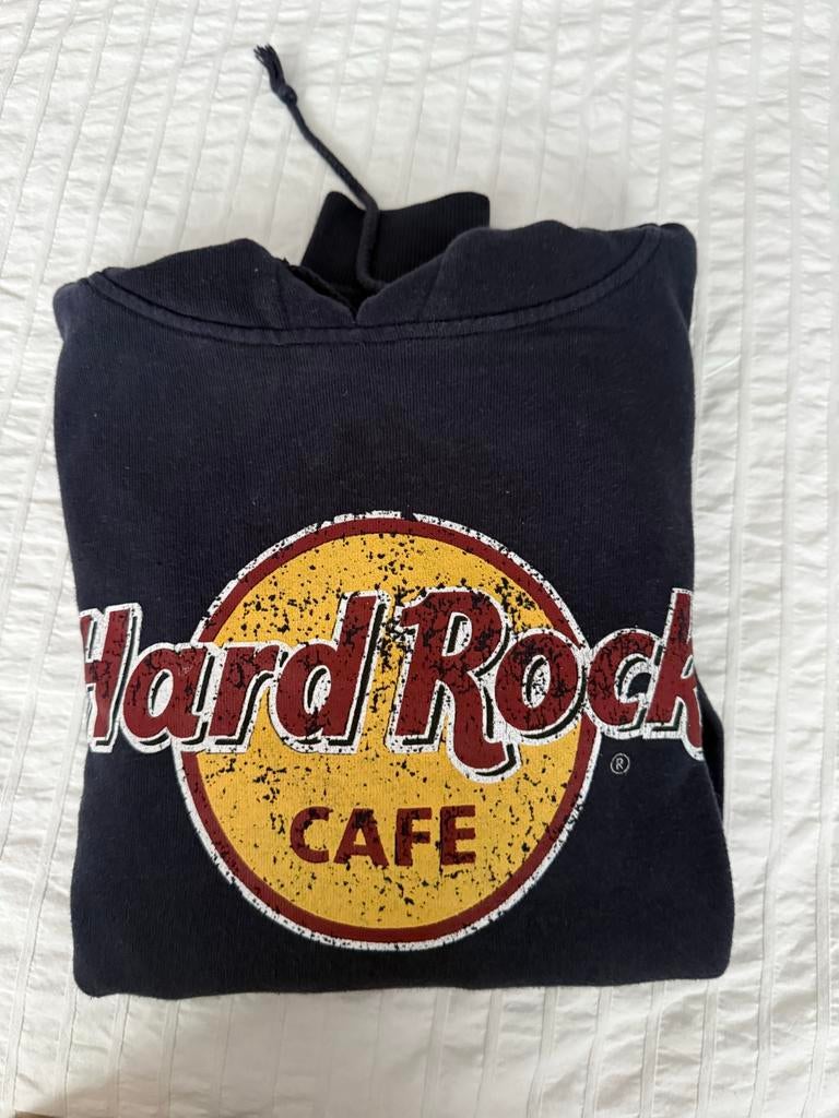 Hard Rock Cafe Hoodie paris, Ophalen of Verzenden, Zo goed als nieuw, Maat 36 (S), Blauw