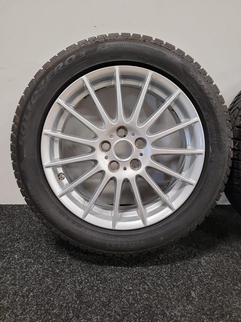 17 inch Jaguar XE origineel 5x108 nieuwstaat winter incl btw, Auto-onderdelen, Banden en Velgen, Gebruikt, Jaguar, Banden en Velgen