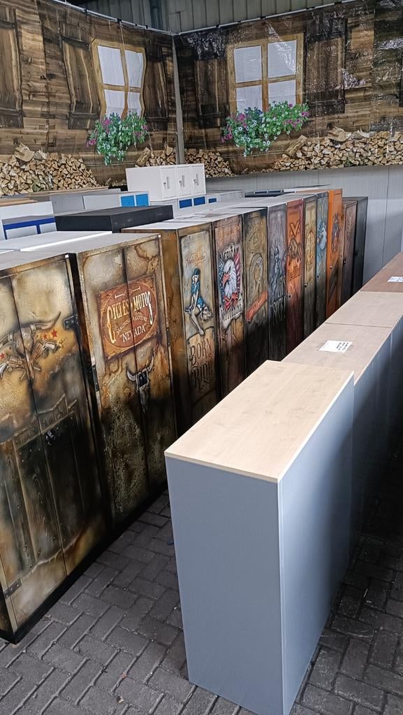 IN DE AANBIEDINDG!!Diverse metalen stoere  lockerkasten, R, Ophalen of Verzenden, Zo goed als nieuw, H