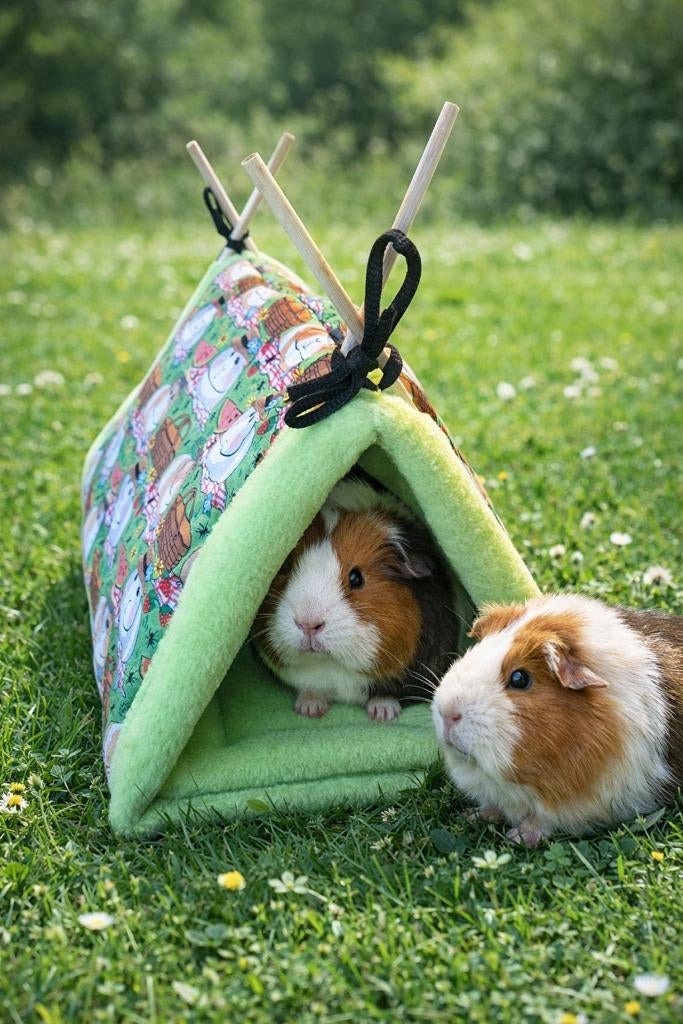 ** Handgemaakte TENT voor je cavia of dwergkonijn NIEUW, Engelberterweg 65 9723EK groningen, Www.Karinasdierenwebshop.nl, Overige typen