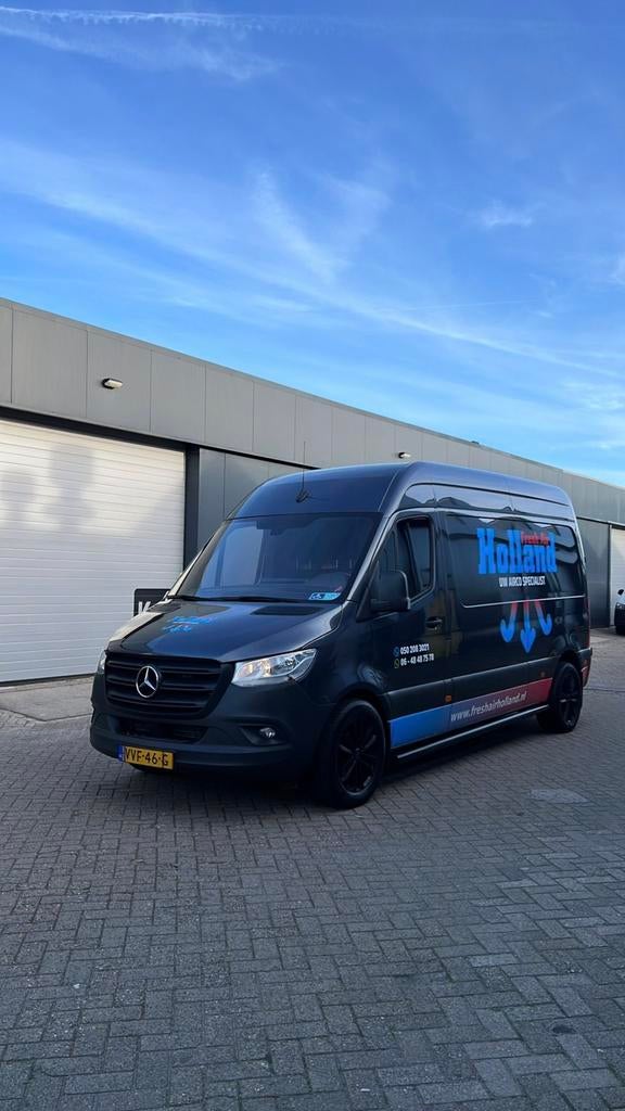 Mercedes-Benz Sprinter 2020 Grijs, Auto's, Bestelauto's, Particulier, Mercedes-Benz, Diesel, Automaat, Geïmporteerd, Zilver of Grijs