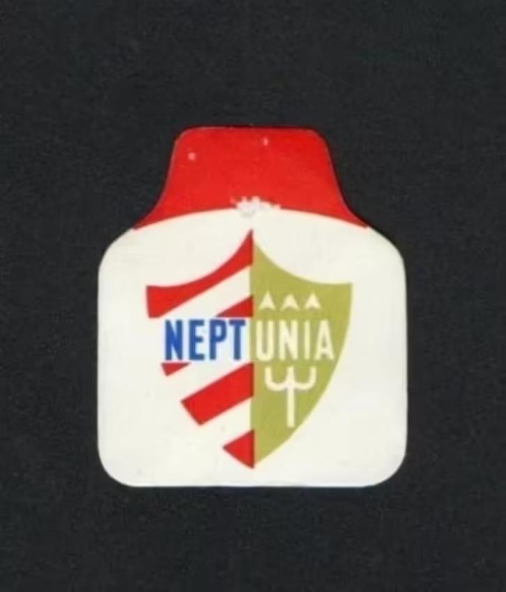 Embleem Logo Voetbalclub Neptunia Delfzijl 1960., Ophalen of Verzenden, Zo goed als nieuw