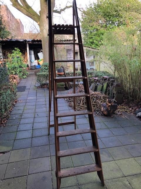 vintage schilders trap, Ophalen, Gebruikt
