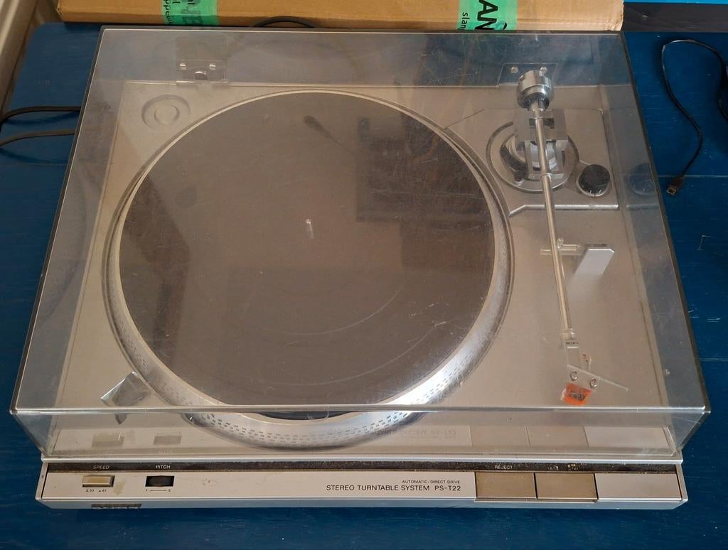 Sony PS-T22 Direct Drive Platenspeler - Kap Heel, Ophalen, Gebruikt, Platenspeler, Sony