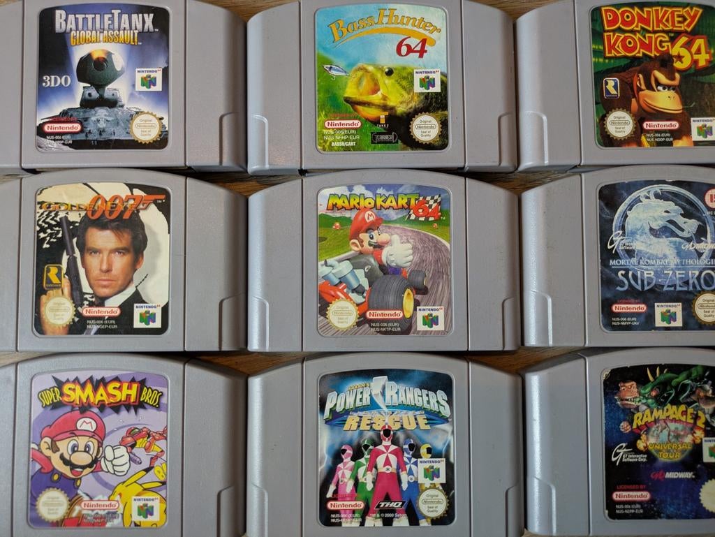 N64 klassiekers en topgames!, Vechten, Ophalen of Verzenden, Zo goed als nieuw, 3 spelers of meer