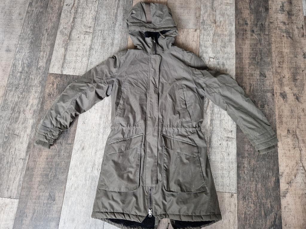 Helly Hansen Parka jas, Kleding | Dames, Jassen | Winter, Zo goed als nieuw, Maat 36 (S), Groen, Ophalen of Verzenden
