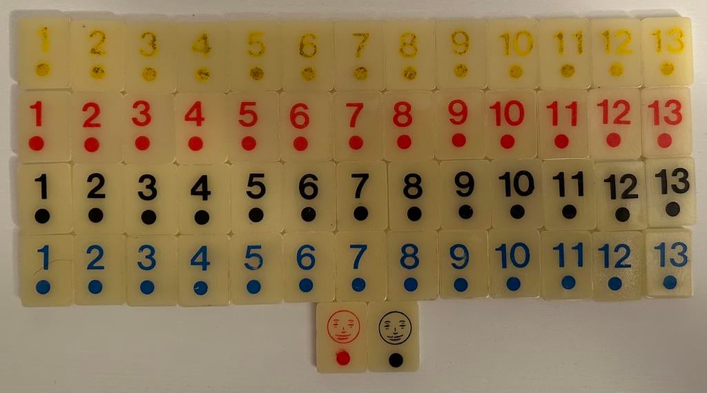 Rummy gezelschapsspel, Een of twee spelers, Ophalen of Verzenden, Gebruikt