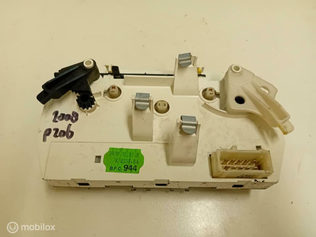 Bedieningspaneel kachel Peugeot 206, Auto-onderdelen, Gebruikt, Ophalen of Verzenden
