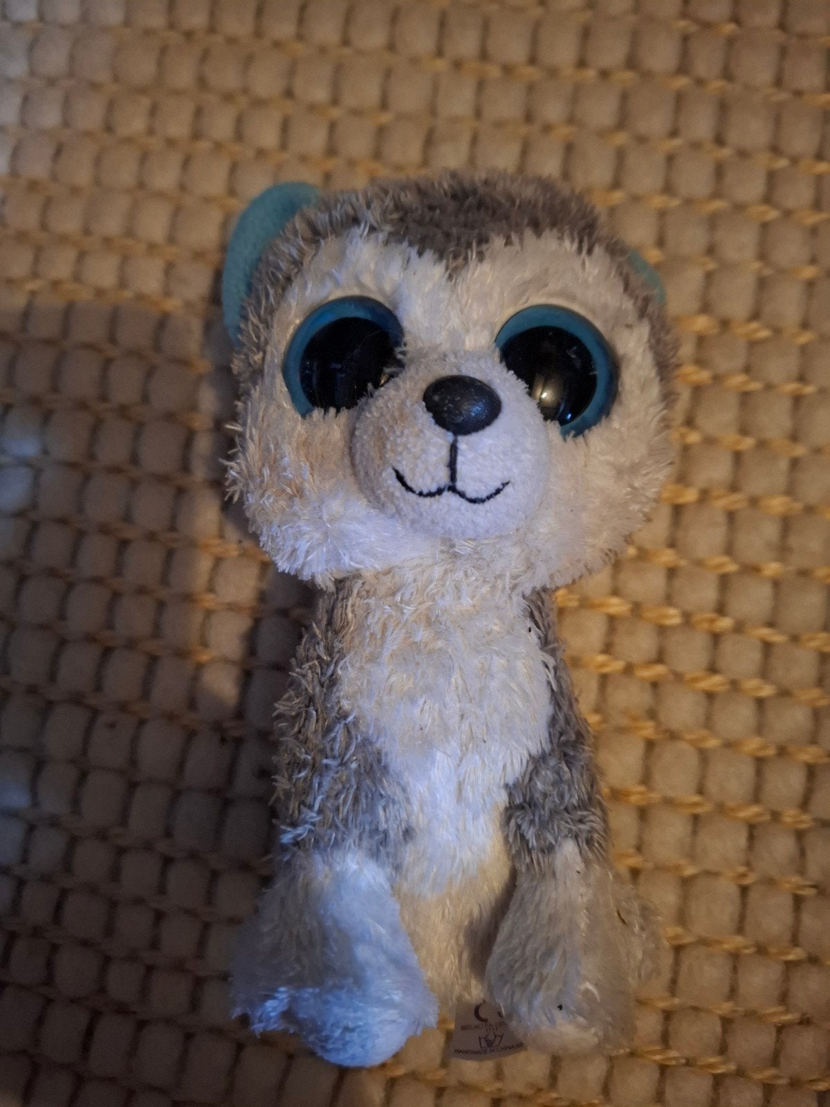 Ty knuffel husky - Gebruikt, Ophalen of Verzenden