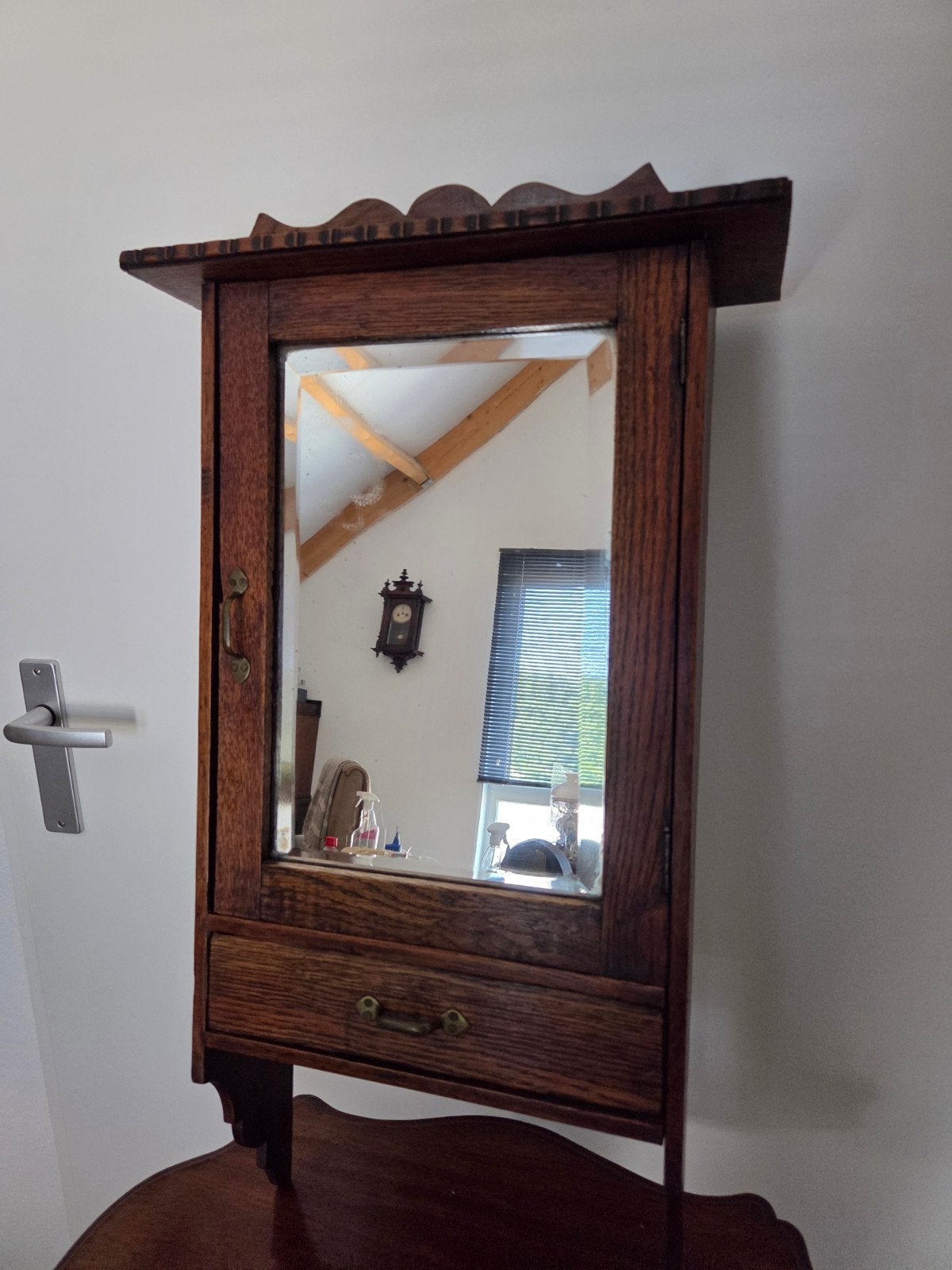 Antiek hangkastje, Ophalen of Verzenden