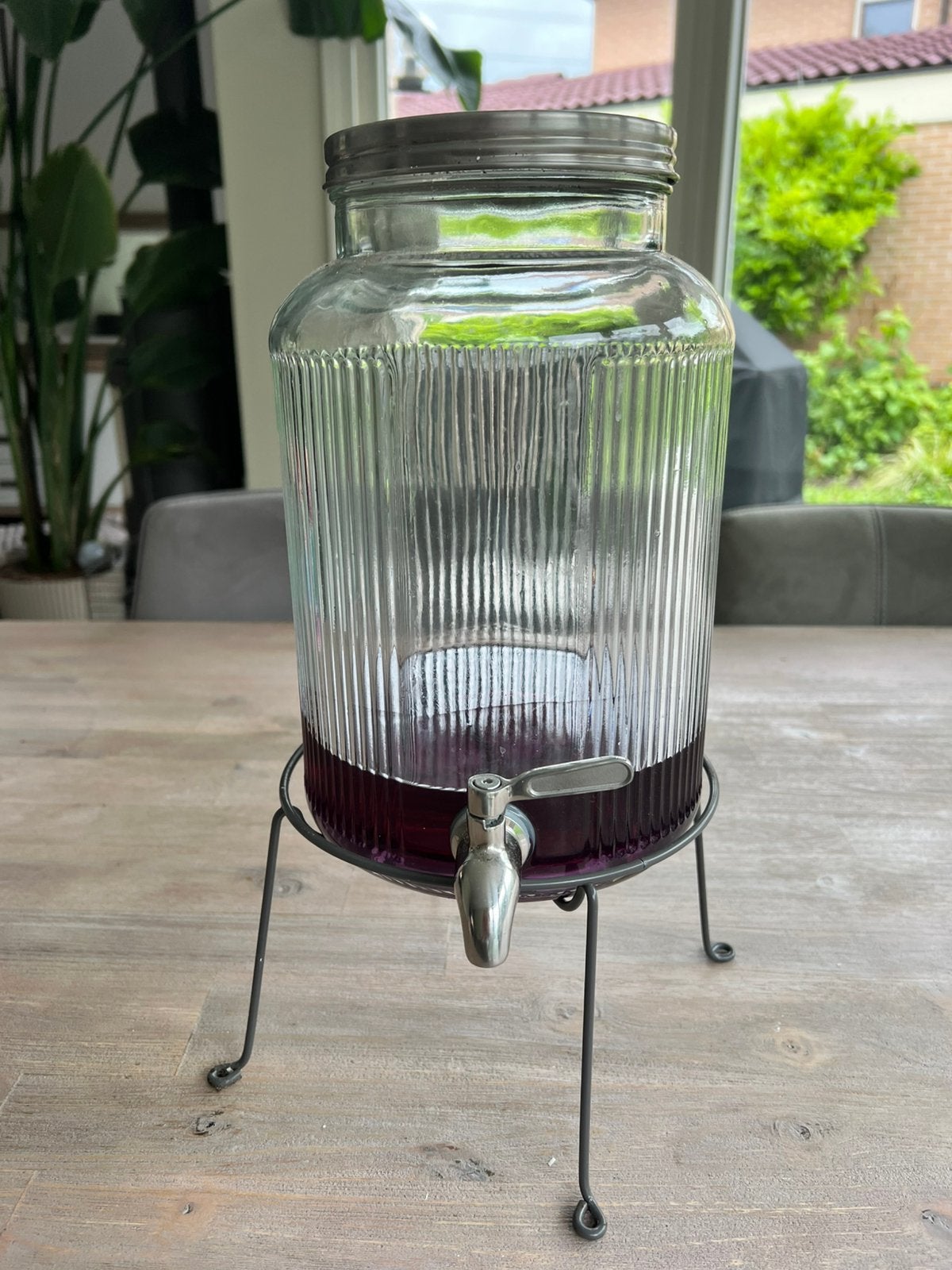 IKEA Glazen Dispenser met Kraantje - Gebruikt voor Wasmiddel, Ophalen, IKEA, Glas, Overige typen