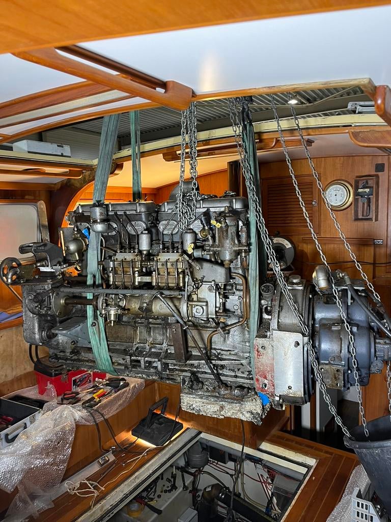 Gardner 6LXB compleet of in onderdelen !!, Doe-het-zelf en Verbouw, Motoren, Ophalen, Gebruikt, Dieselmotor, 1400 tot 1800 rpm