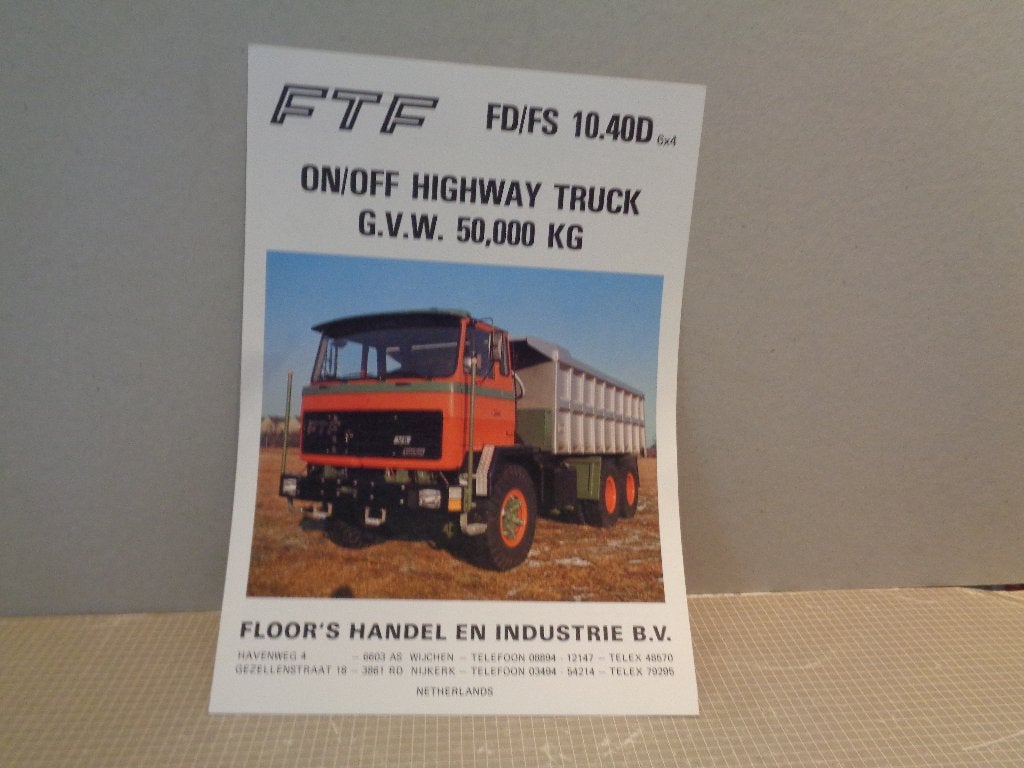 ftf folder, Ophalen of Verzenden, Zo goed als nieuw, Overige merken