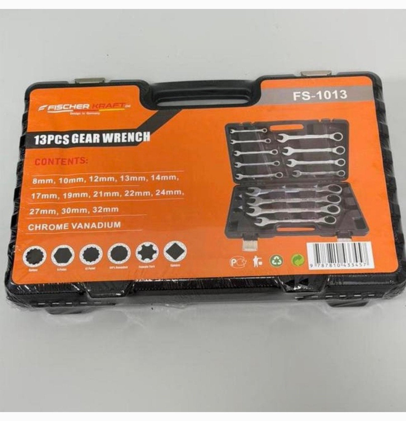 Fischer 13-delige Ringratel ringratels Steeksleutelset Nieuw, Nieuw, Ophalen of Verzenden, Sleutel/ratel, H