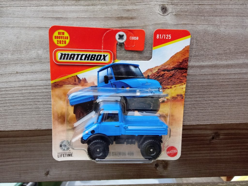 Mercedes Unimog 406 '63 Matchbox, Ophalen, Nieuw, Auto