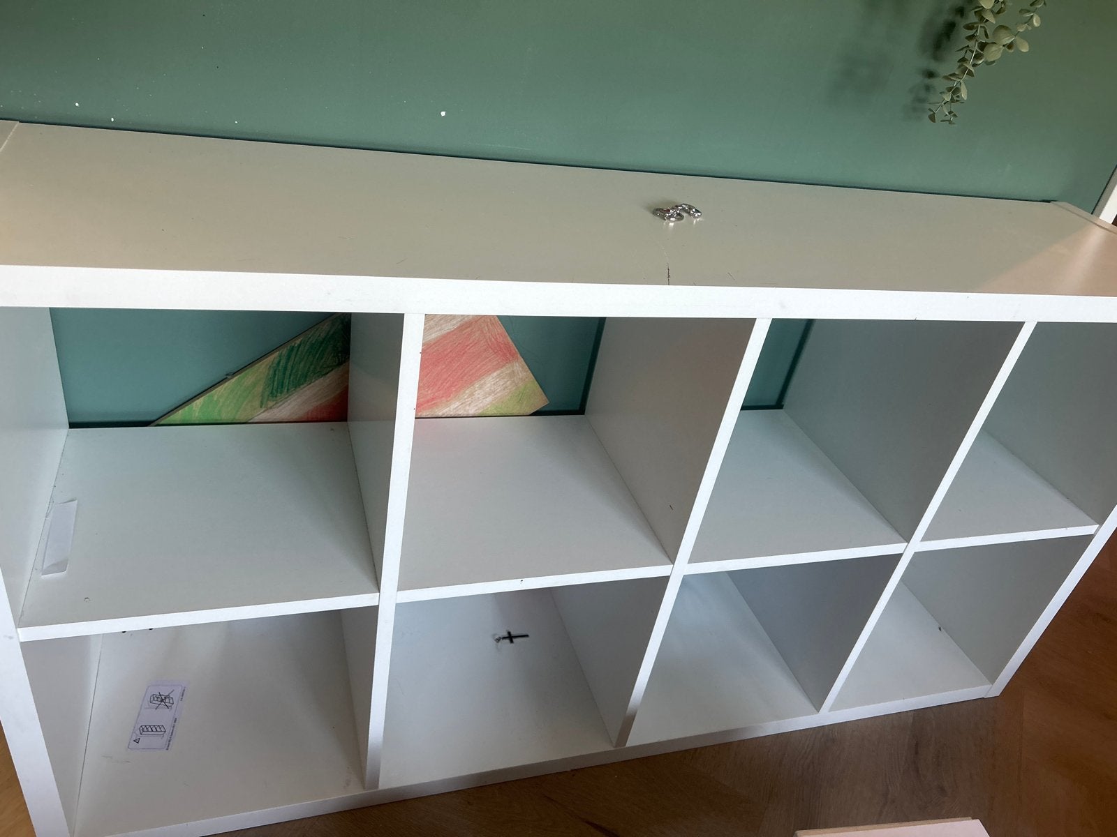 Witte Kallax kast met 8 vakken - IKEA, Huis en Inrichting, Ophalen, Gebruikt