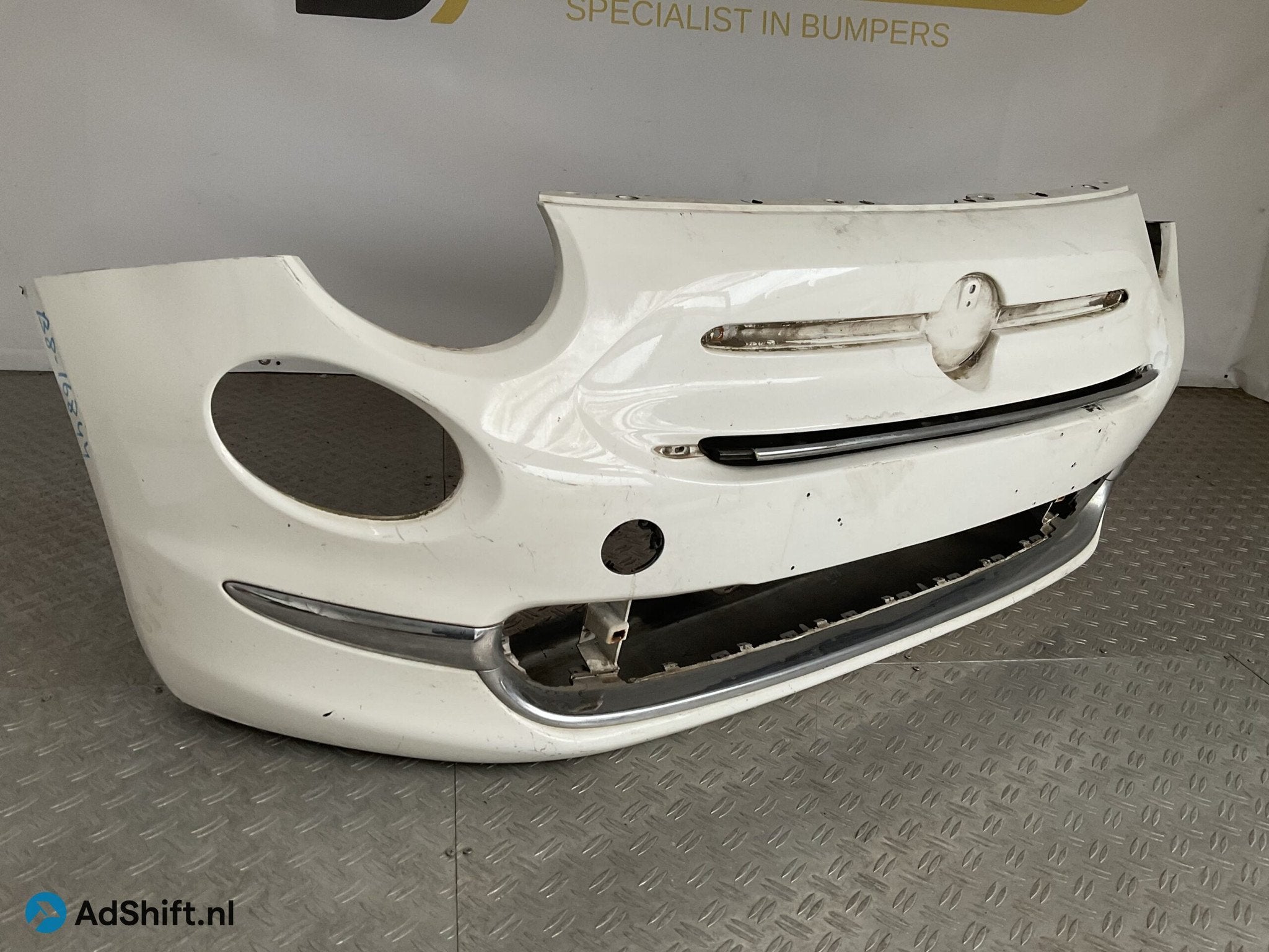 Bumper Fiat 500 Lounge Facelift 16-23 735619491 Voorbumper B, Bumper