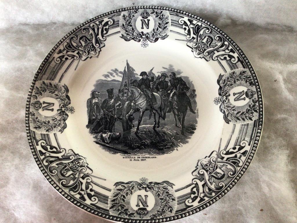 5 vintage borden Boch La Louvière  NapoleonNrs 4,5,8,11,12, Antiek en Kunst, Ophalen of Verzenden