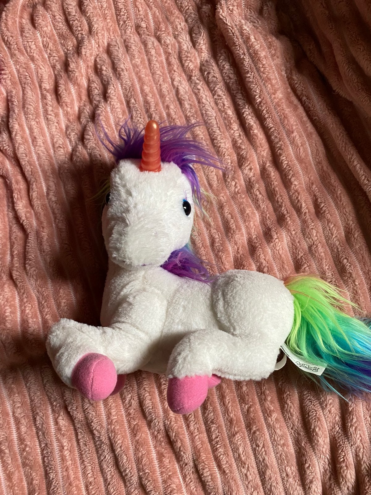 Eenhoorn met licht, Kinderen en Baby's, Speelgoed | Knuffels en Pluche, Ophalen of Verzenden, Zo goed als nieuw, Overige typen