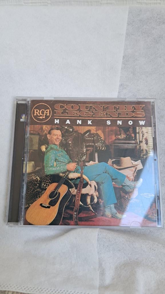 Cd  HANK SNOW  ,,RCA country legends,,, Ophalen of Verzenden, Zo goed als nieuw