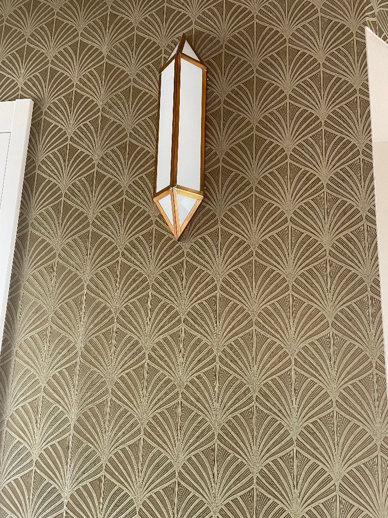 Behang Casamance Nereides groen brons 1 nieuwe rol, Bladeren, Overige merken, Ophalen of Verzenden, Art deco