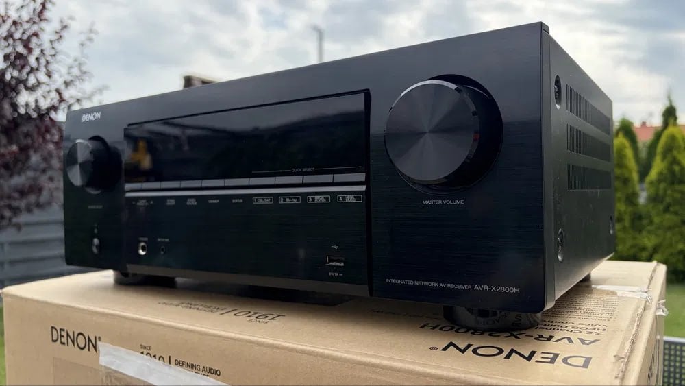 Denon AVR-X2800H DAB 7.2-kanaals 8K AV-receiver, Denon, Ophalen of Verzenden, Zo goed als nieuw, 120 watt of meer