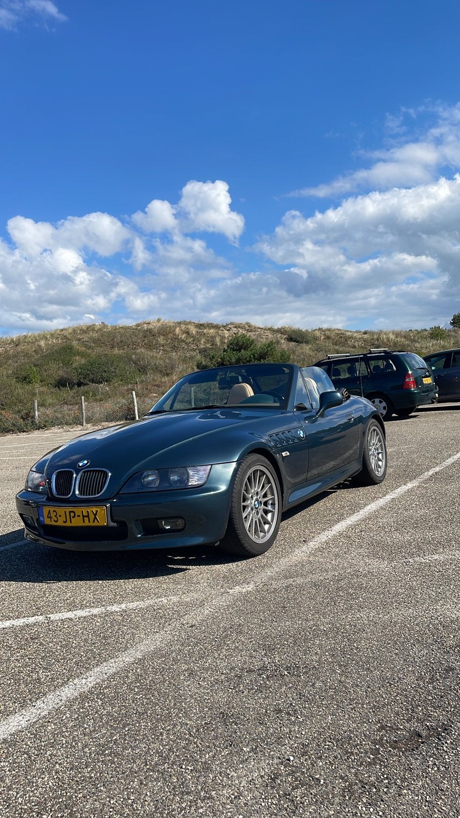 BMW Z3 1.8 Roadster AUT 1997 Groen, Achterwielaandrijving, Beige, 4 cilinders, Cabriolet