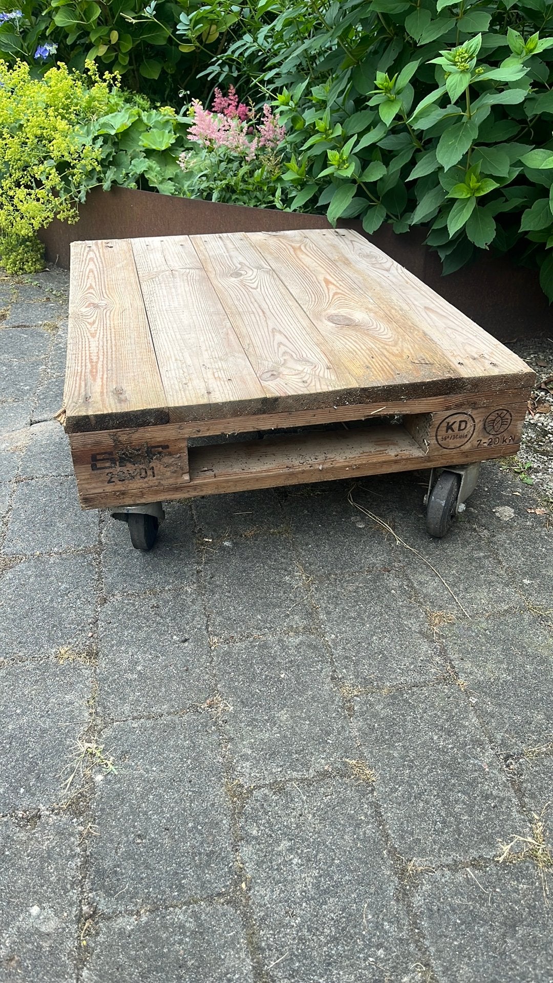Handig tuintafeltje, Ophalen, Gebruikt