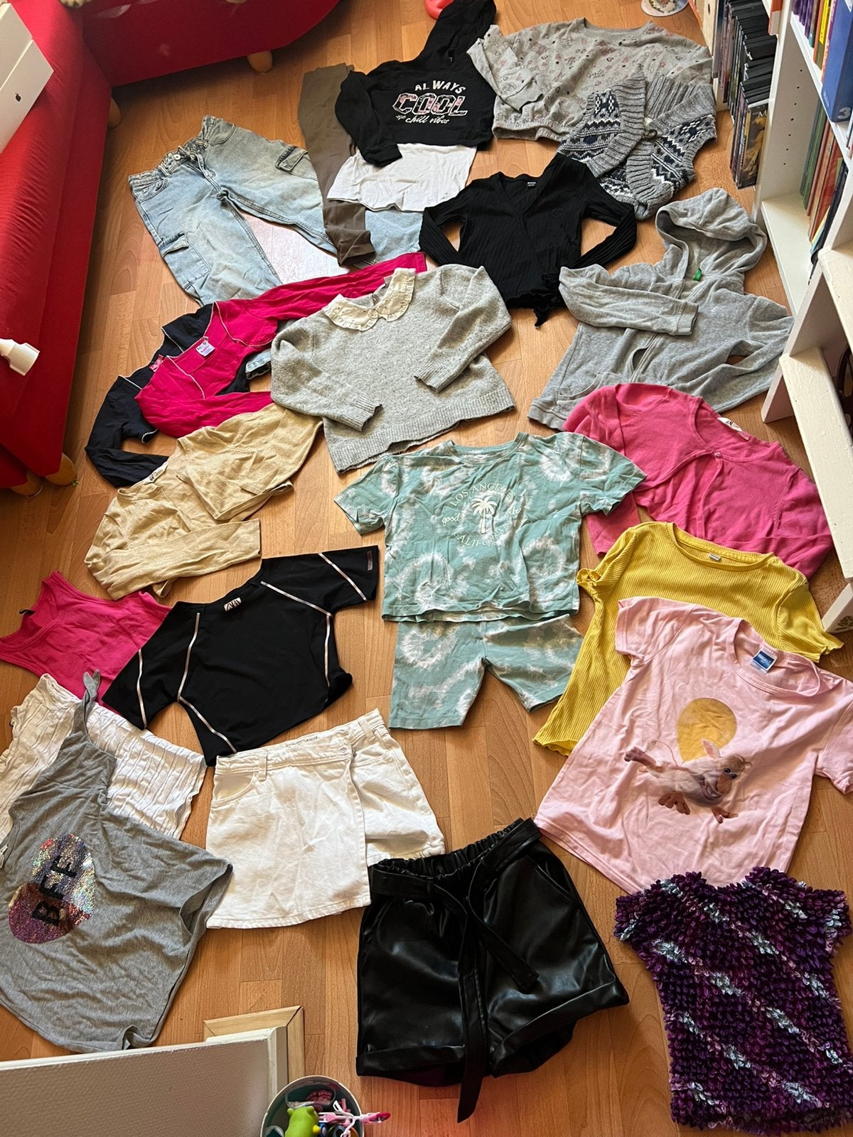 Kleding pakket, maat 140, broek, shirts, vestjes etc, Ophalen of Verzenden, Zo goed als nieuw, Maat 140